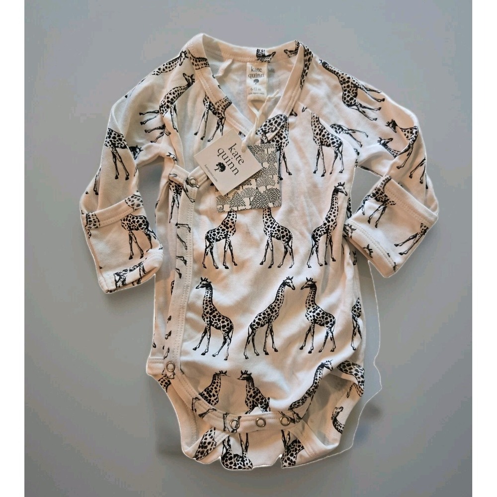 Kate Quinn Giraffe Sleepsuit, Size 6-12 Months NWT Boys & Girls
